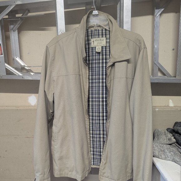 Eddie Bauer full zip men's LG spring coat - Picture 1 of 6